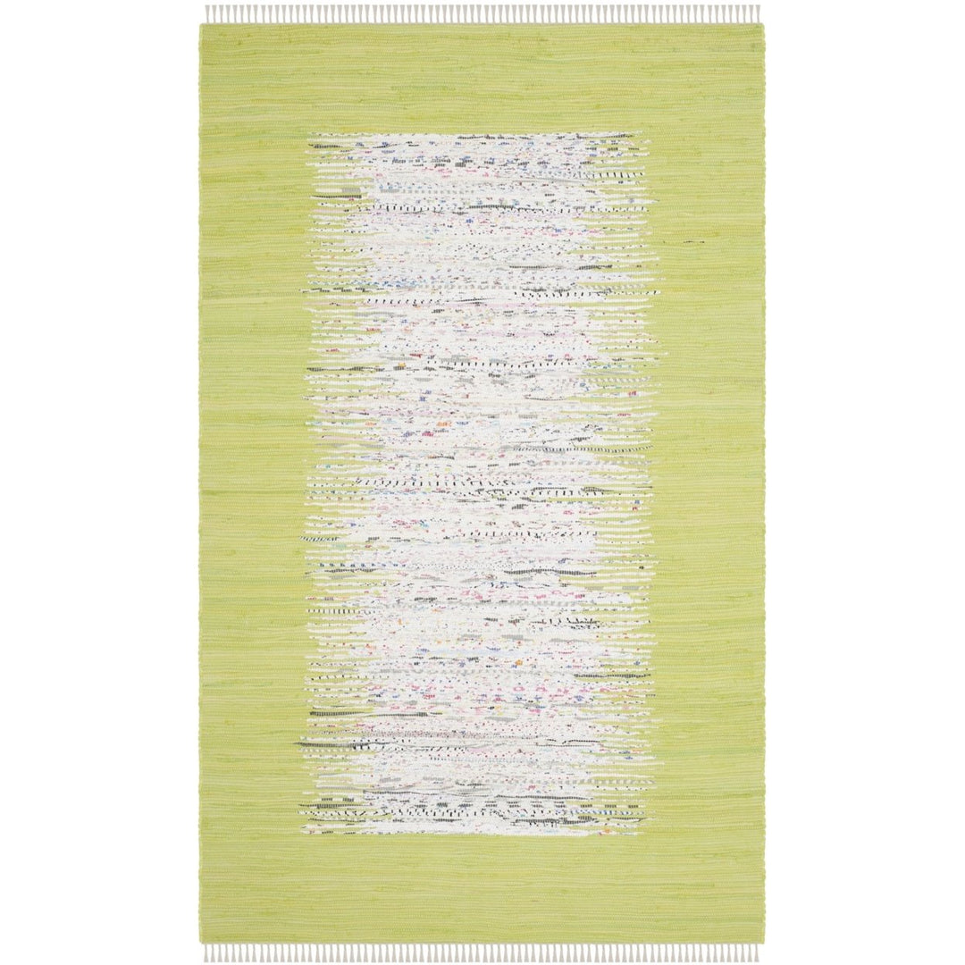 SAFAVIEH Montauk MTK711J Handwoven Ivory / Citron Rug Image 1