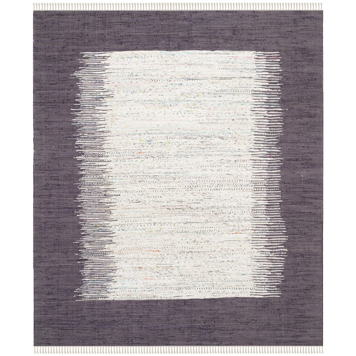 SAFAVIEH Montauk MTK711M Handwoven Ivory / Purple Rug Image 1