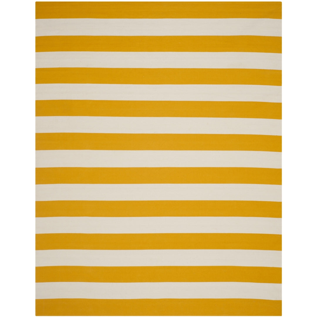 SAFAVIEH Montauk MTK712A Handwoven Yellow / Ivory Rug Image 1