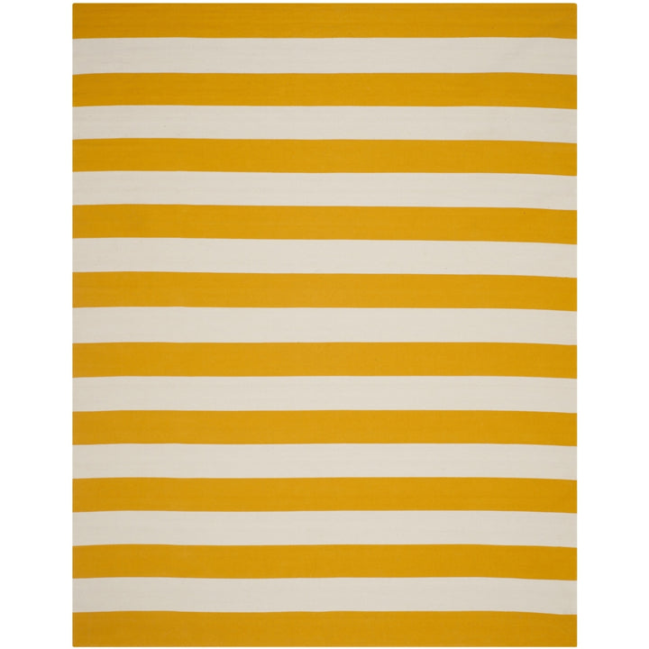 SAFAVIEH Montauk MTK712A Handwoven Yellow / Ivory Rug Image 1