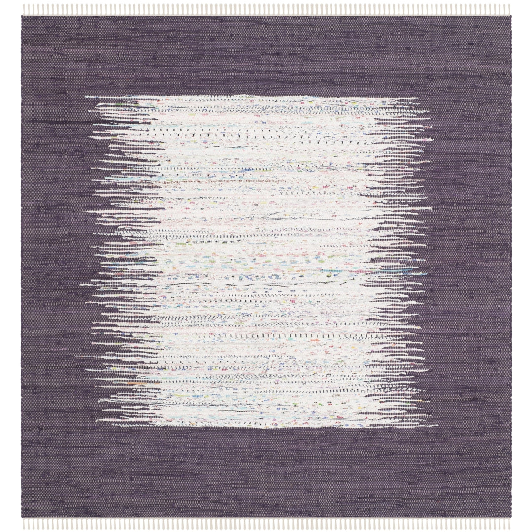 SAFAVIEH Montauk MTK711M Handwoven Ivory / Purple Rug Image 6