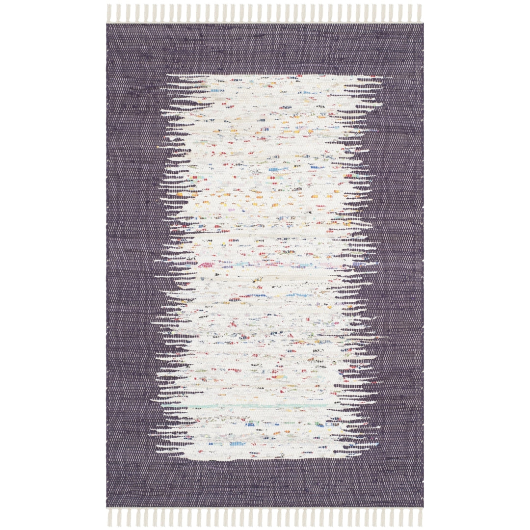 SAFAVIEH Montauk MTK711M Handwoven Ivory / Purple Rug Image 9