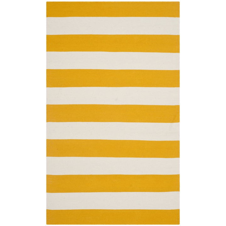 SAFAVIEH Montauk MTK712A Handwoven Yellow / Ivory Rug Image 6