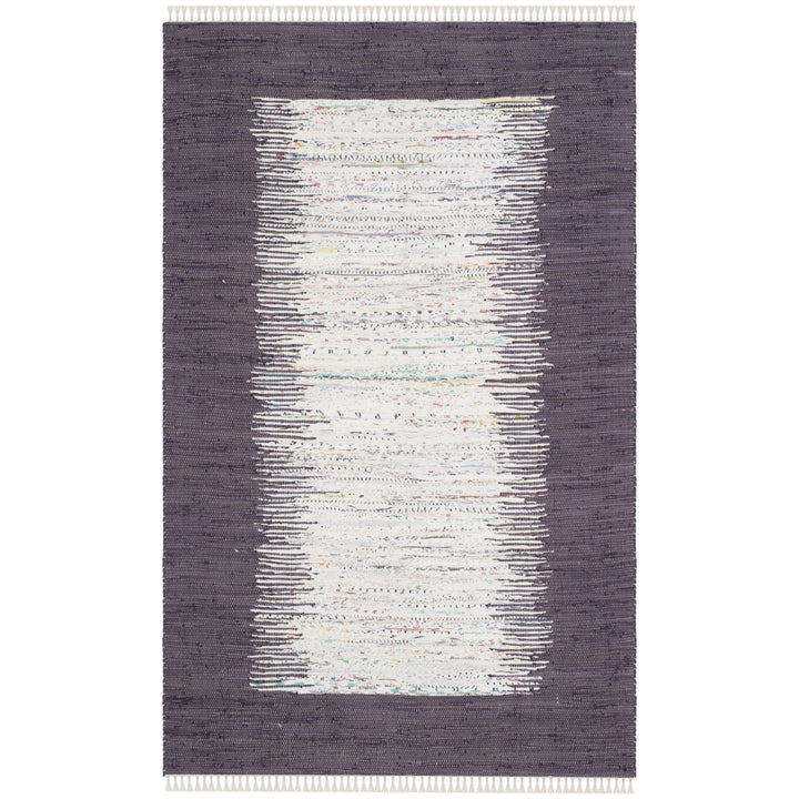 SAFAVIEH Montauk MTK711M Handwoven Ivory / Purple Rug Image 10