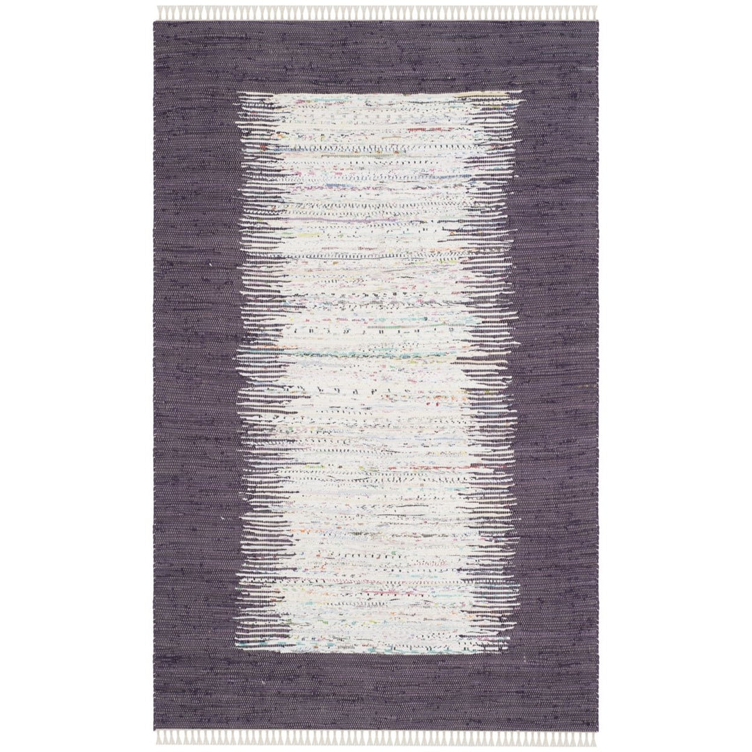 SAFAVIEH Montauk MTK711M Handwoven Ivory / Purple Rug Image 1