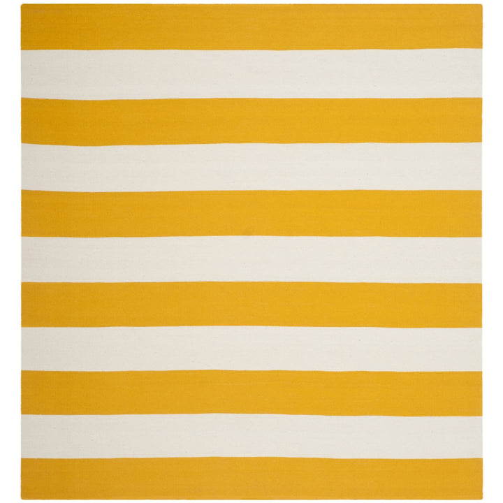 SAFAVIEH Montauk MTK712A Handwoven Yellow / Ivory Rug Image 1