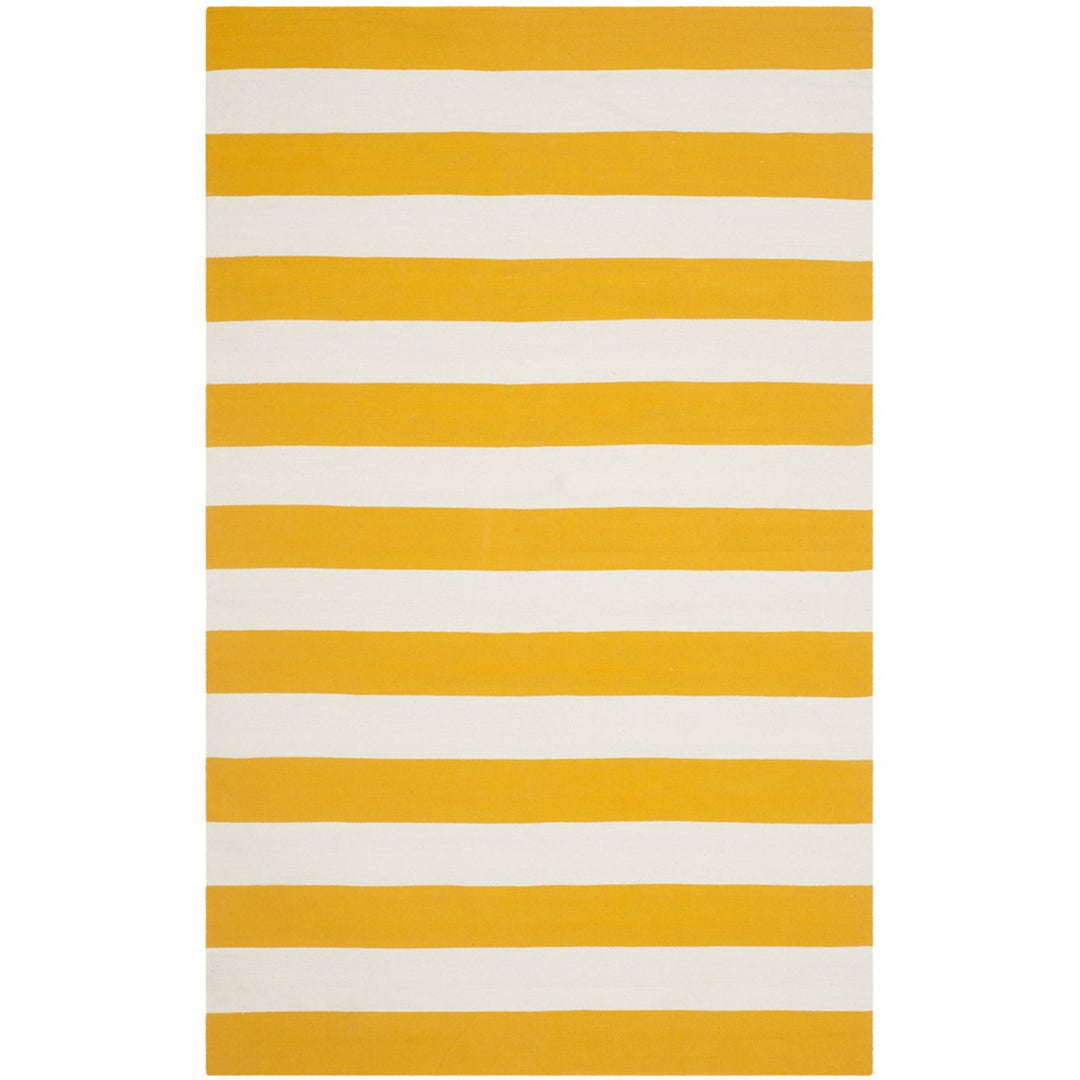 SAFAVIEH Montauk MTK712A Handwoven Yellow / Ivory Rug Image 9