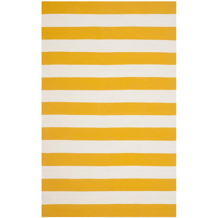 SAFAVIEH Montauk MTK712A Handwoven Yellow / Ivory Rug Image 9