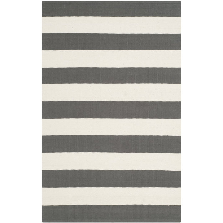 SAFAVIEH Montauk MTK712G Handwoven Grey / Ivory Rug Image 1