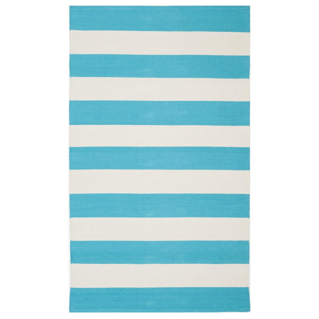 SAFAVIEH Montauk MTK712N Handwoven Turquoise / Ivory Rug Image 9