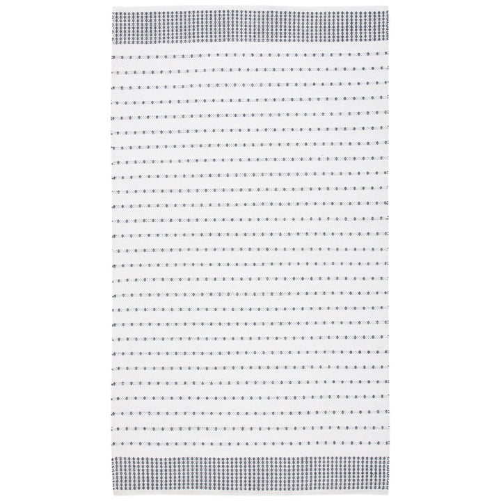 SAFAVIEH Montauk MTK714F Handwoven Grey / Ivory Rug Image 1