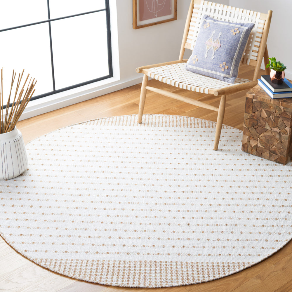 SAFAVIEH Montauk MTK714W Handwoven Sage / Ivory Rug Image 2