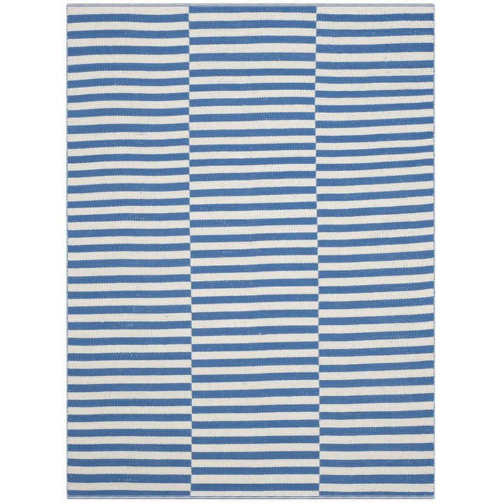 SAFAVIEH Montauk MTK715C Handwoven Ivory / Blue Rug Image 5