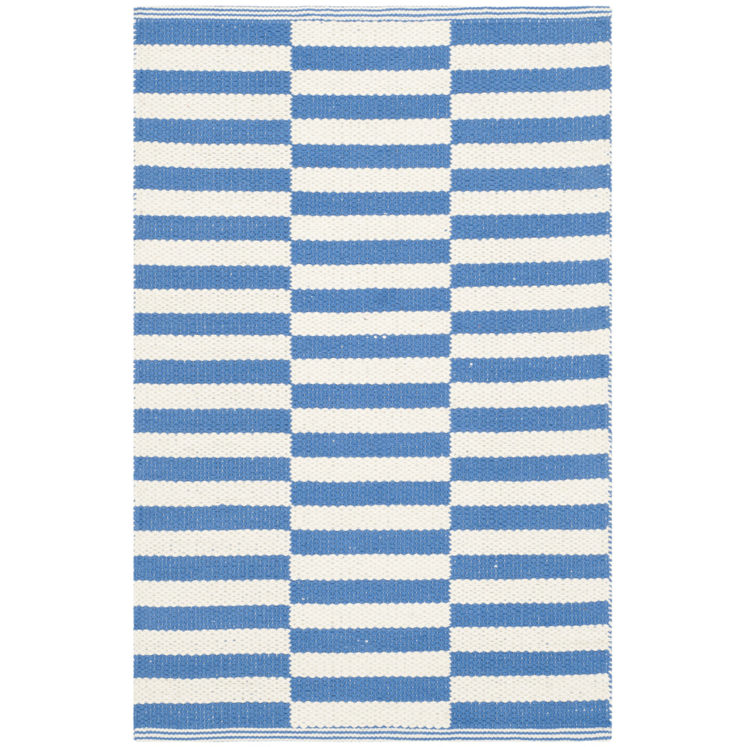 SAFAVIEH Montauk MTK715C Handwoven Ivory / Blue Rug Image 6