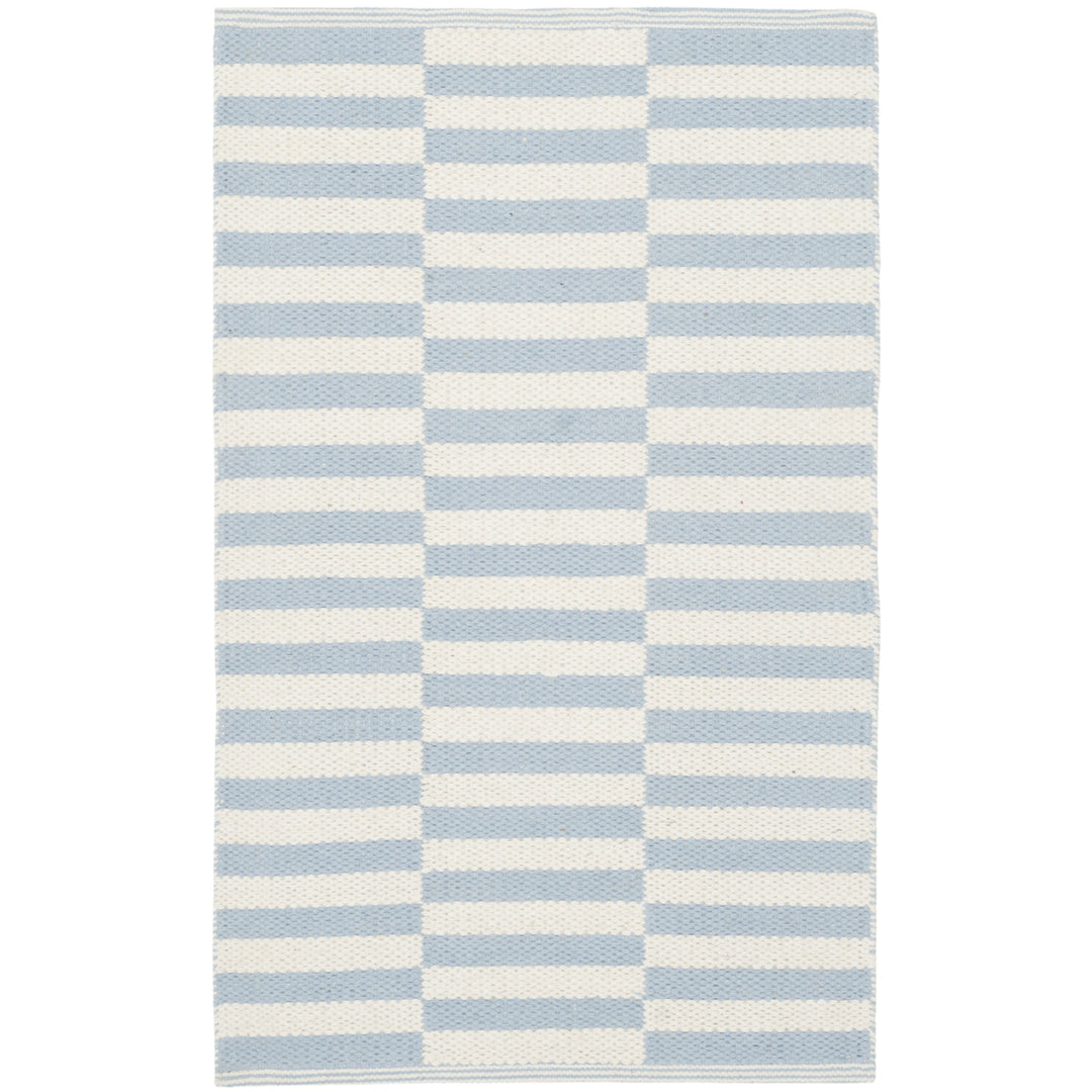 SAFAVIEH Montauk MTK715B Handwoven Ivory /Light Blue Rug Image 5