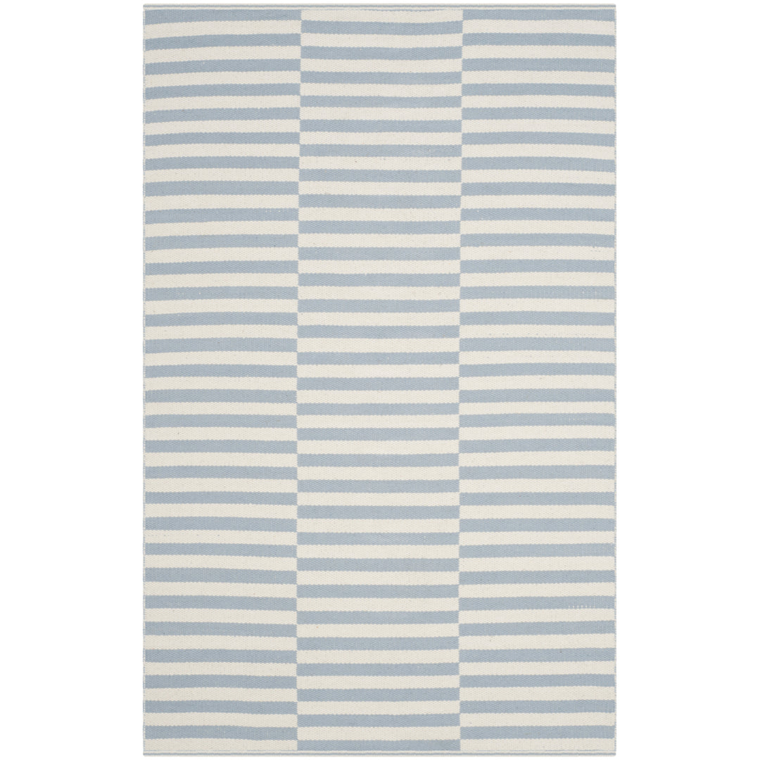 SAFAVIEH Montauk MTK715B Handwoven Ivory /Light Blue Rug Image 6