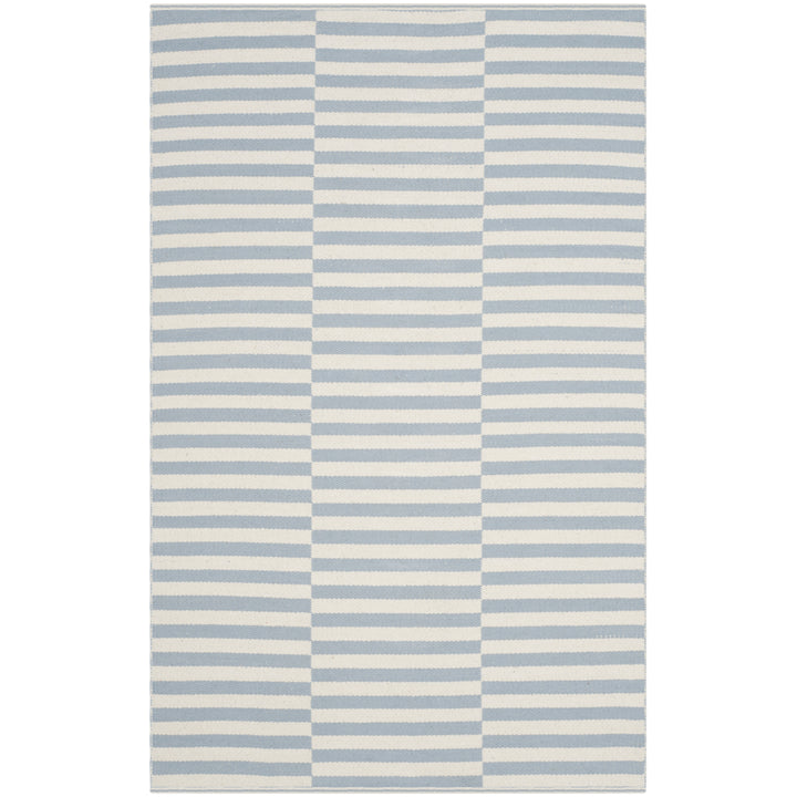 SAFAVIEH Montauk MTK715B Handwoven Ivory /Light Blue Rug Image 6