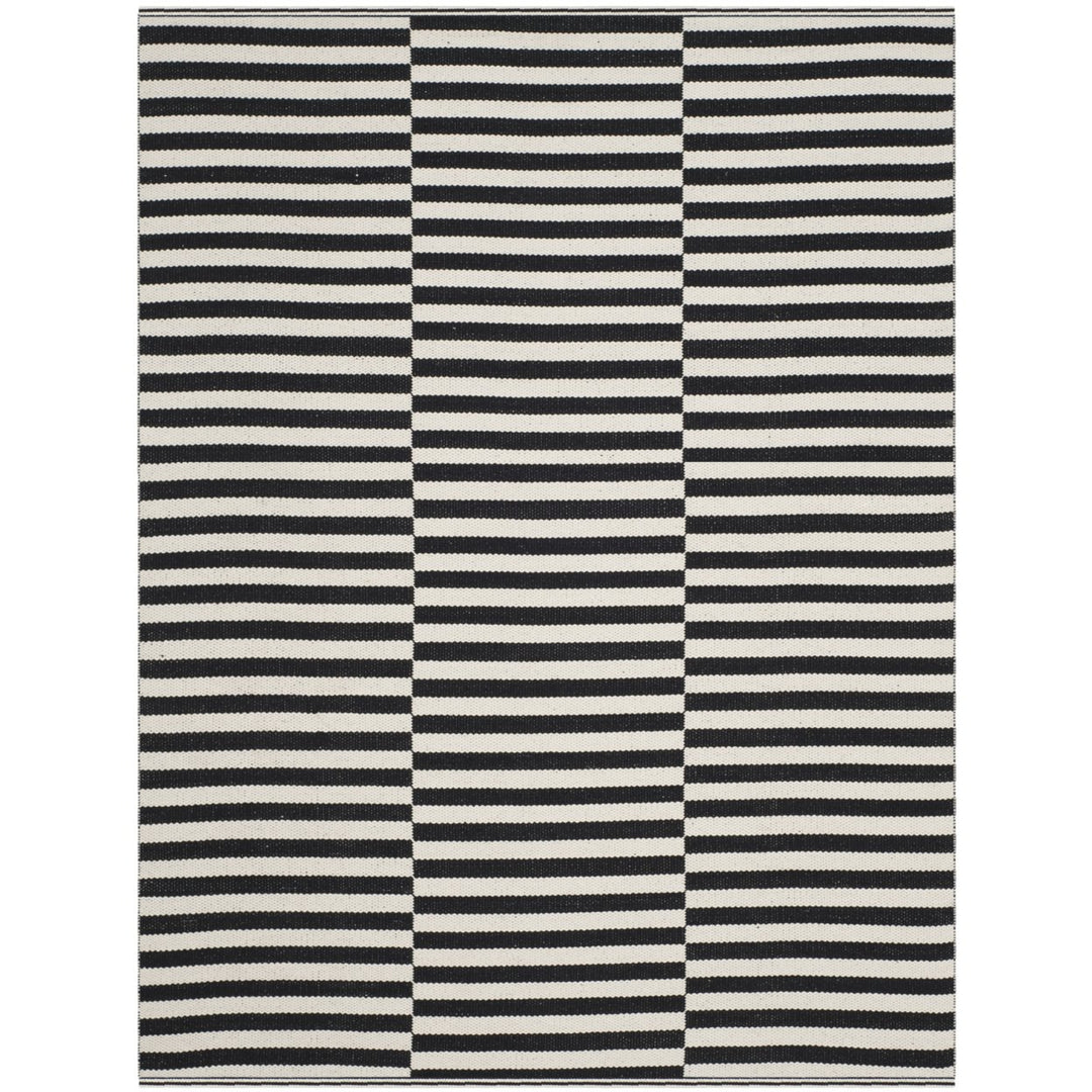 SAFAVIEH Montauk MTK715D Handwoven Ivory / Black Rug Image 7