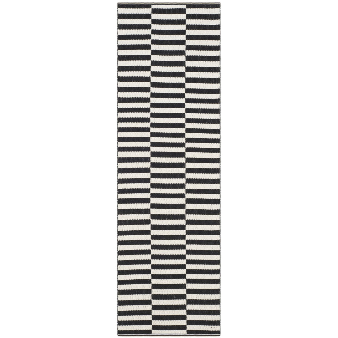 SAFAVIEH Montauk MTK715D Handwoven Ivory / Black Rug Image 1