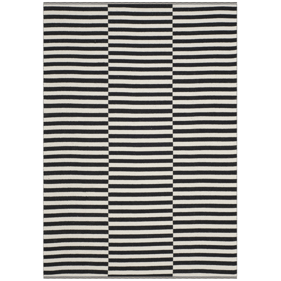 SAFAVIEH Montauk MTK715D Handwoven Ivory / Black Rug Image 10