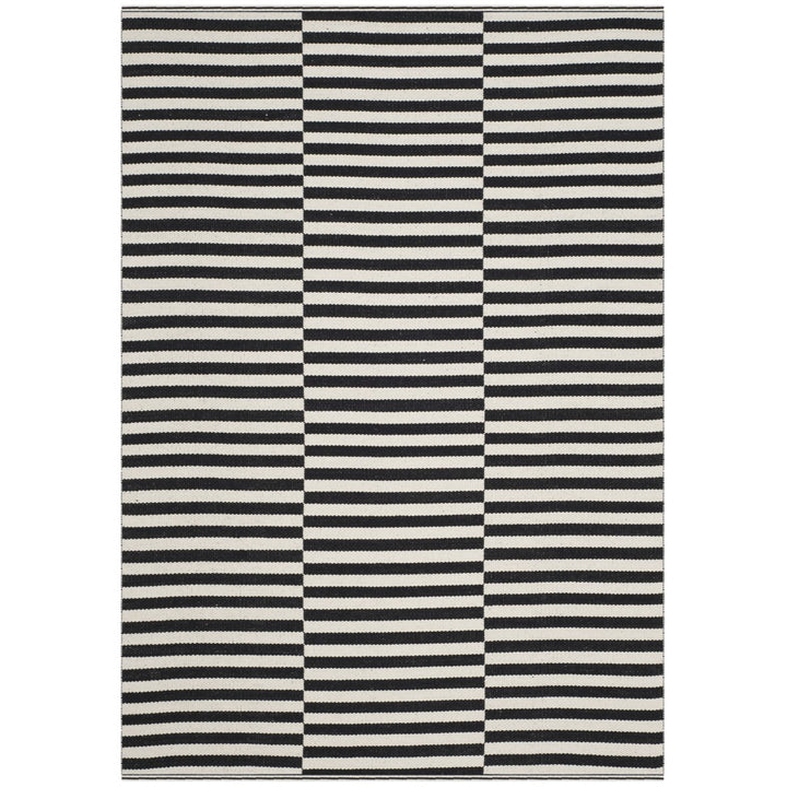 SAFAVIEH Montauk MTK715D Handwoven Ivory / Black Rug Image 1