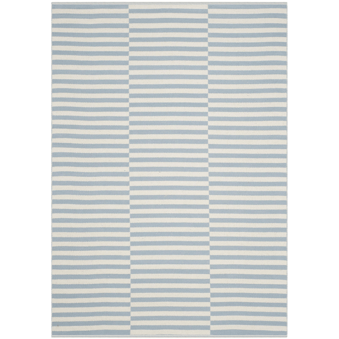 SAFAVIEH Montauk MTK715B Handwoven Ivory /Light Blue Rug Image 9