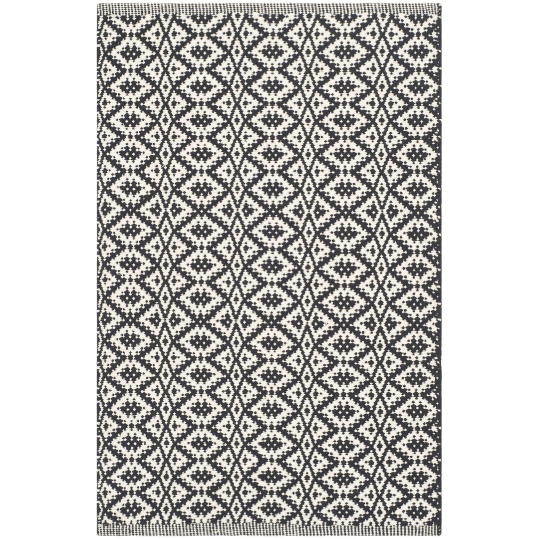 SAFAVIEH Montauk MTK716D Handwoven Ivory / Black Rug Image 5