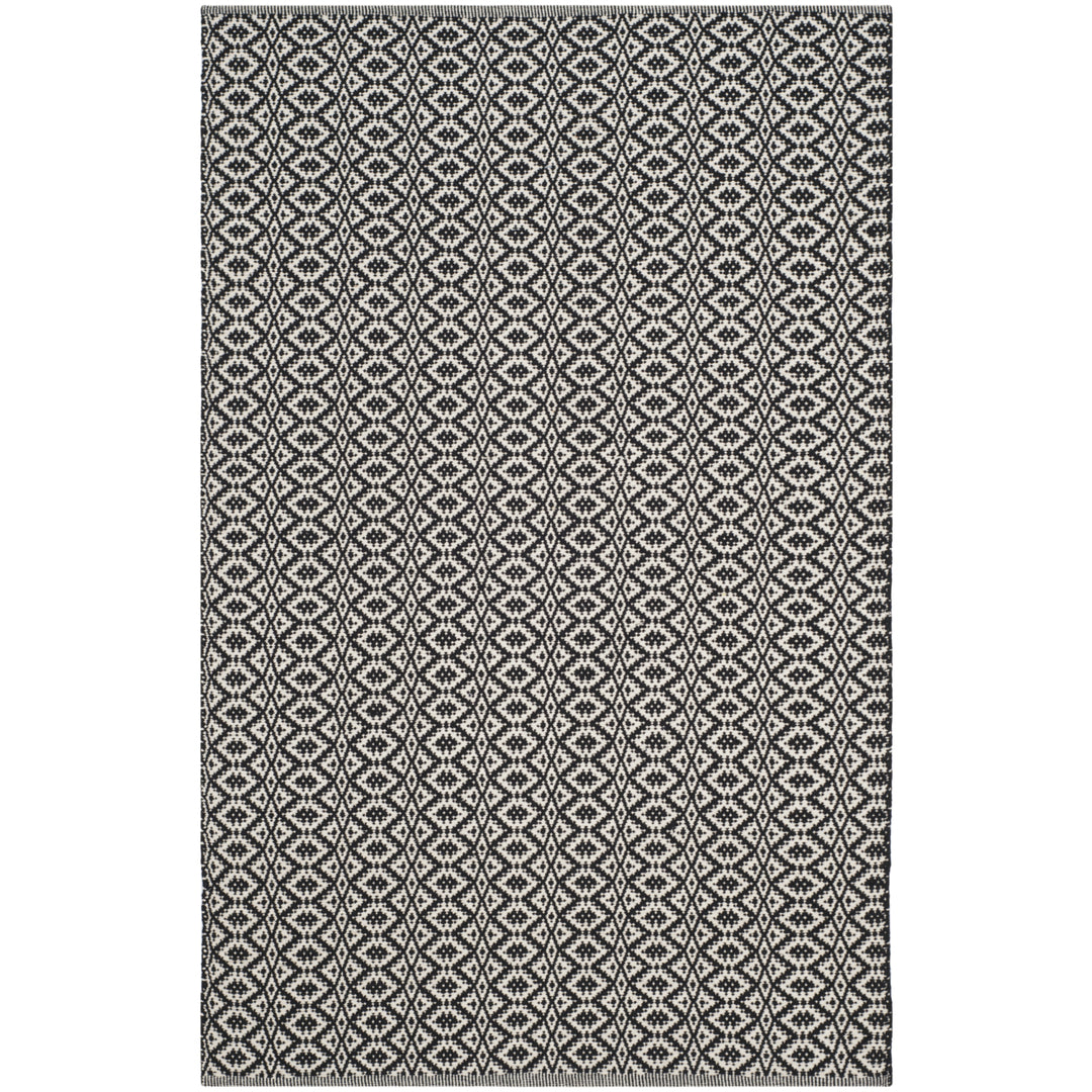 SAFAVIEH Montauk MTK716D Handwoven Ivory / Black Rug Image 6