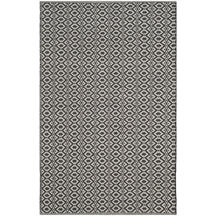 SAFAVIEH Montauk MTK716D Handwoven Ivory / Black Rug Image 1