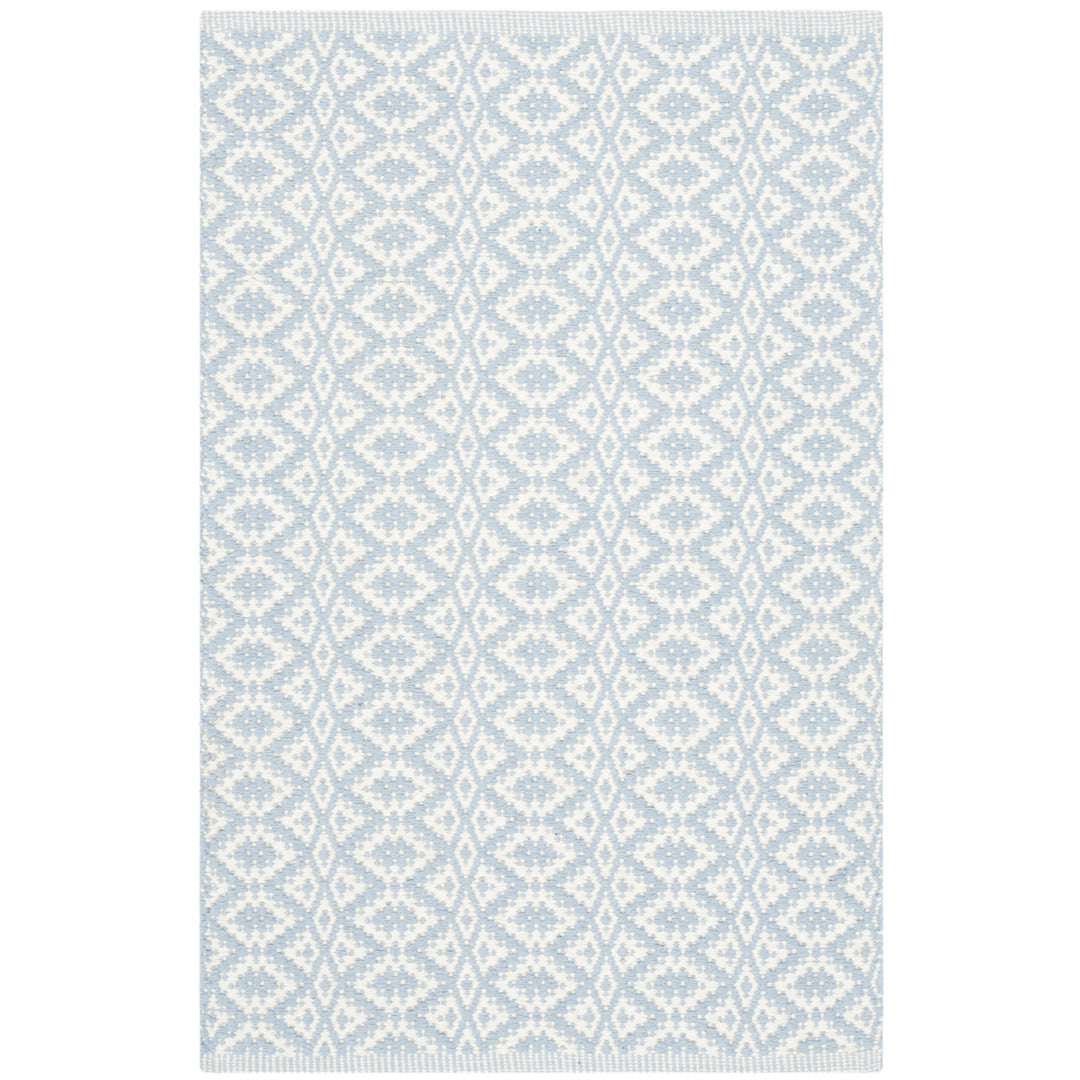 SAFAVIEH Montauk MTK716B Handwoven Ivory /Light Blue Rug Image 7