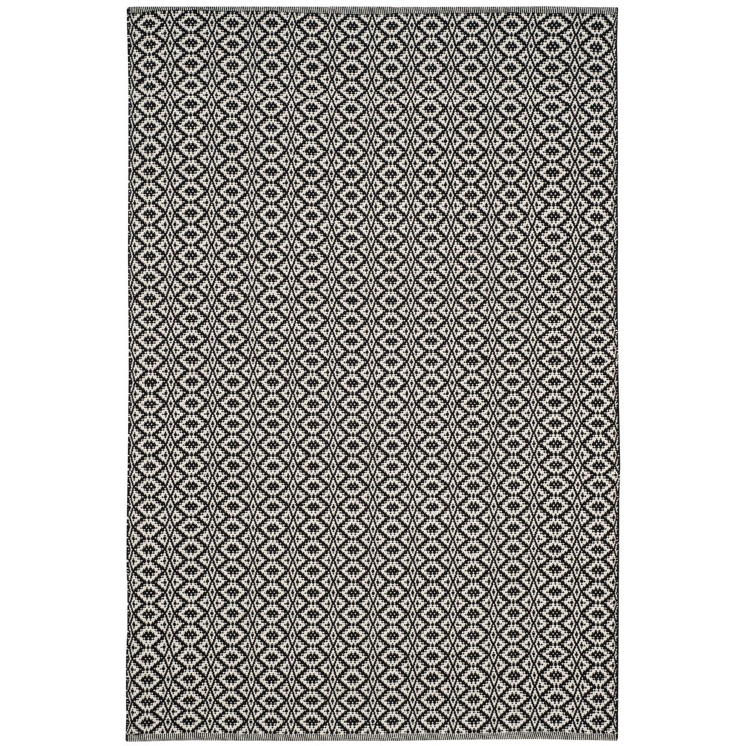 SAFAVIEH Montauk MTK716D Handwoven Ivory / Black Rug Image 1