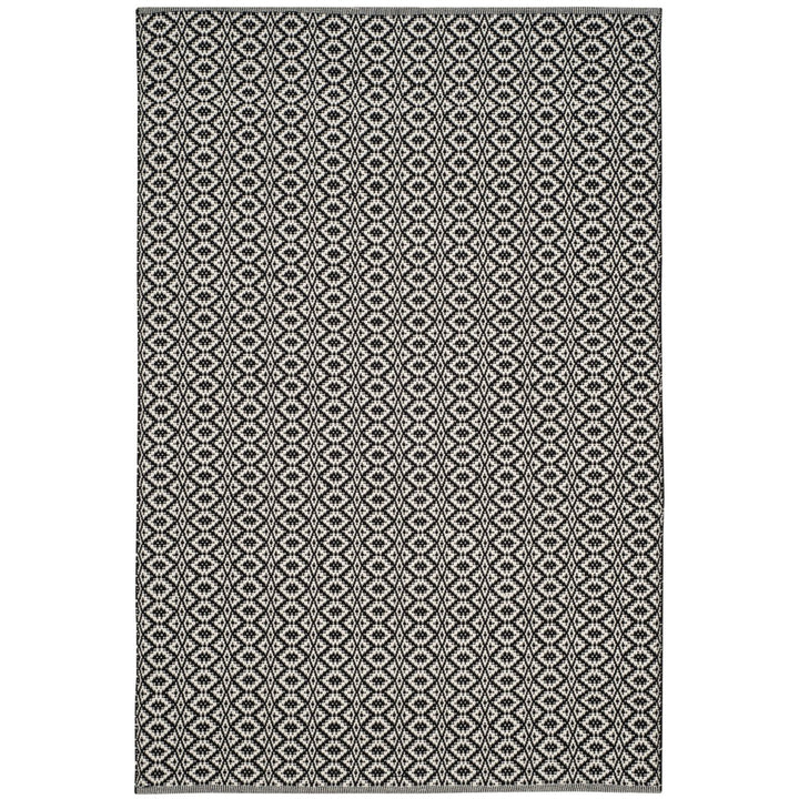 SAFAVIEH Montauk MTK716D Handwoven Ivory / Black Rug Image 1