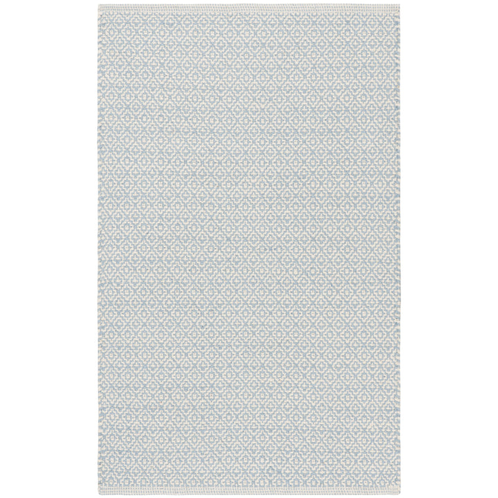 SAFAVIEH Montauk MTK717B Handwoven Ivory /Light Blue Rug Image 1