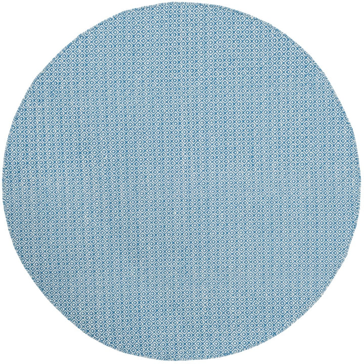 SAFAVIEH Montauk MTK717C Handwoven Ivory / Blue Rug Image 1