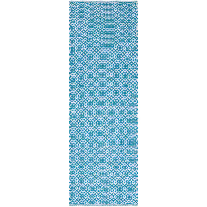 SAFAVIEH Montauk MTK717C Handwoven Ivory / Blue Rug Image 1