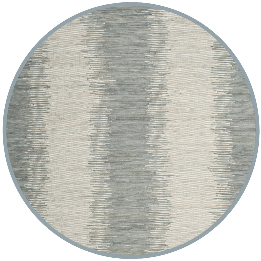 SAFAVIEH Montauk Collection MTK718A Handwoven Grey Rug Image 4