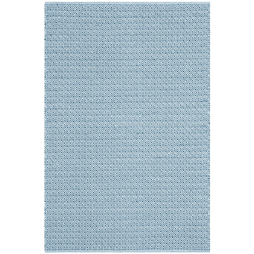 SAFAVIEH Montauk MTK717C Handwoven Ivory / Blue Rug Image 1