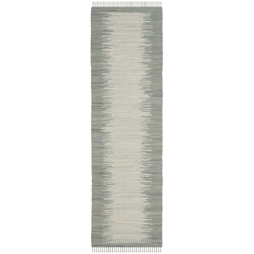 SAFAVIEH Montauk Collection MTK718A Handwoven Grey Rug Image 5