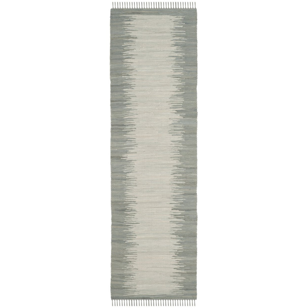 SAFAVIEH Montauk Collection MTK718A Handwoven Grey Rug Image 1