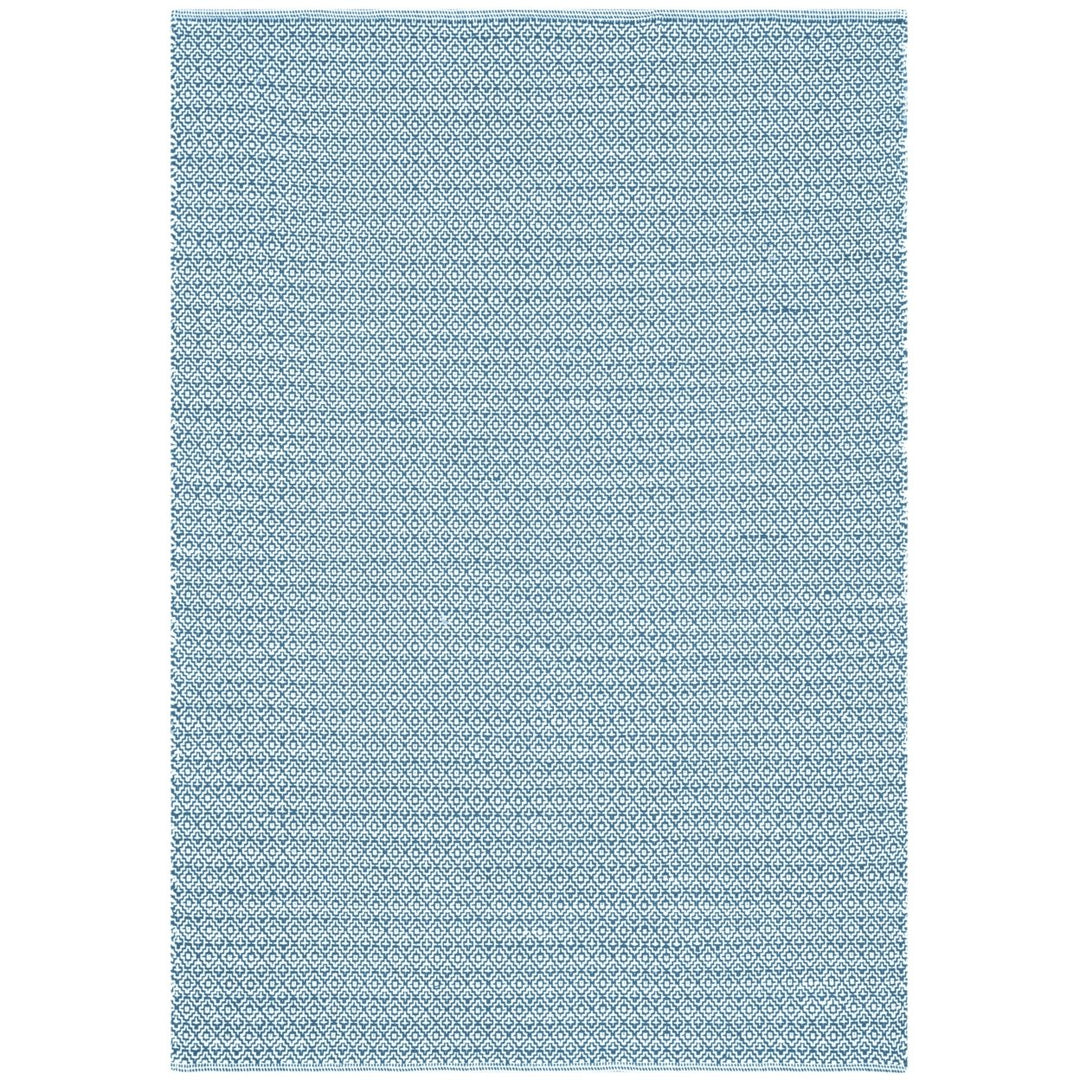 SAFAVIEH Montauk MTK717C Handwoven Ivory / Blue Rug Image 1