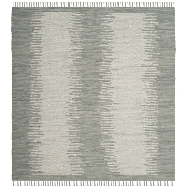 SAFAVIEH Montauk Collection MTK718A Handwoven Grey Rug Image 1