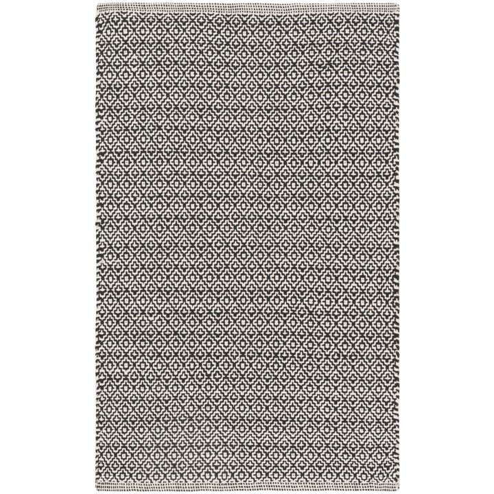 SAFAVIEH Montauk MTK717D Handwoven Ivory / Black Rug Image 8