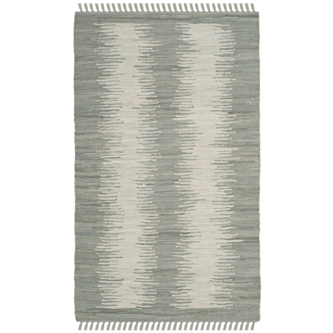 SAFAVIEH Montauk Collection MTK718A Handwoven Grey Rug Image 8