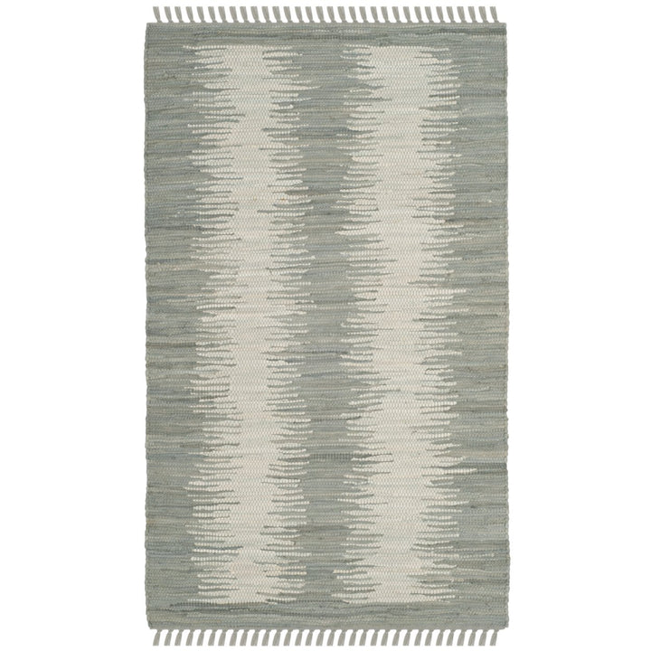 SAFAVIEH Montauk Collection MTK718A Handwoven Grey Rug Image 1