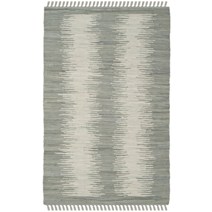 SAFAVIEH Montauk Collection MTK718A Handwoven Grey Rug Image 9
