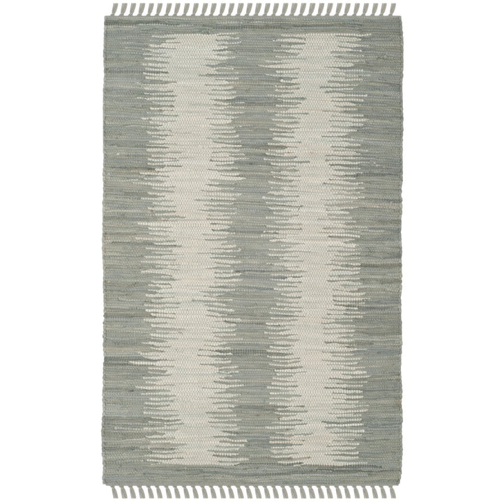 SAFAVIEH Montauk Collection MTK718A Handwoven Grey Rug Image 1