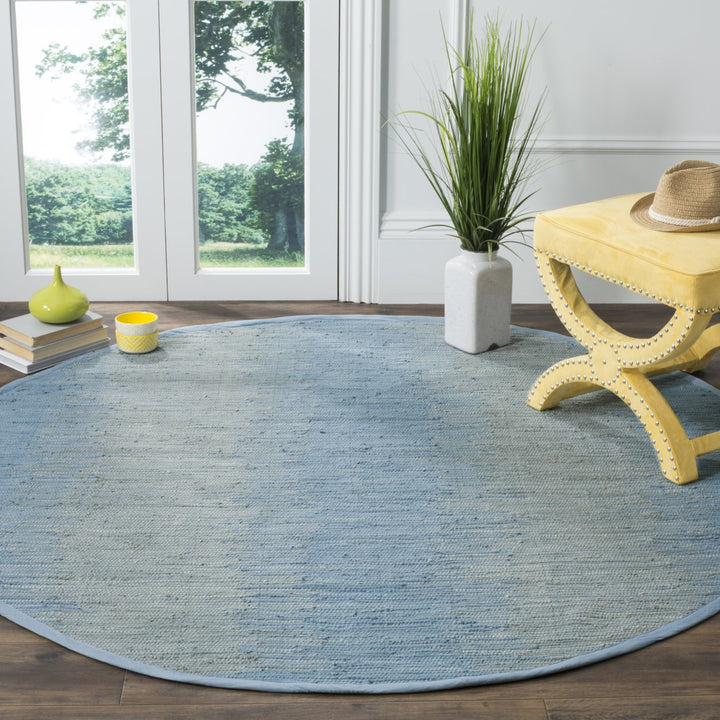 SAFAVIEH Montauk MTK718B Handwoven Light Blue Rug Image 2