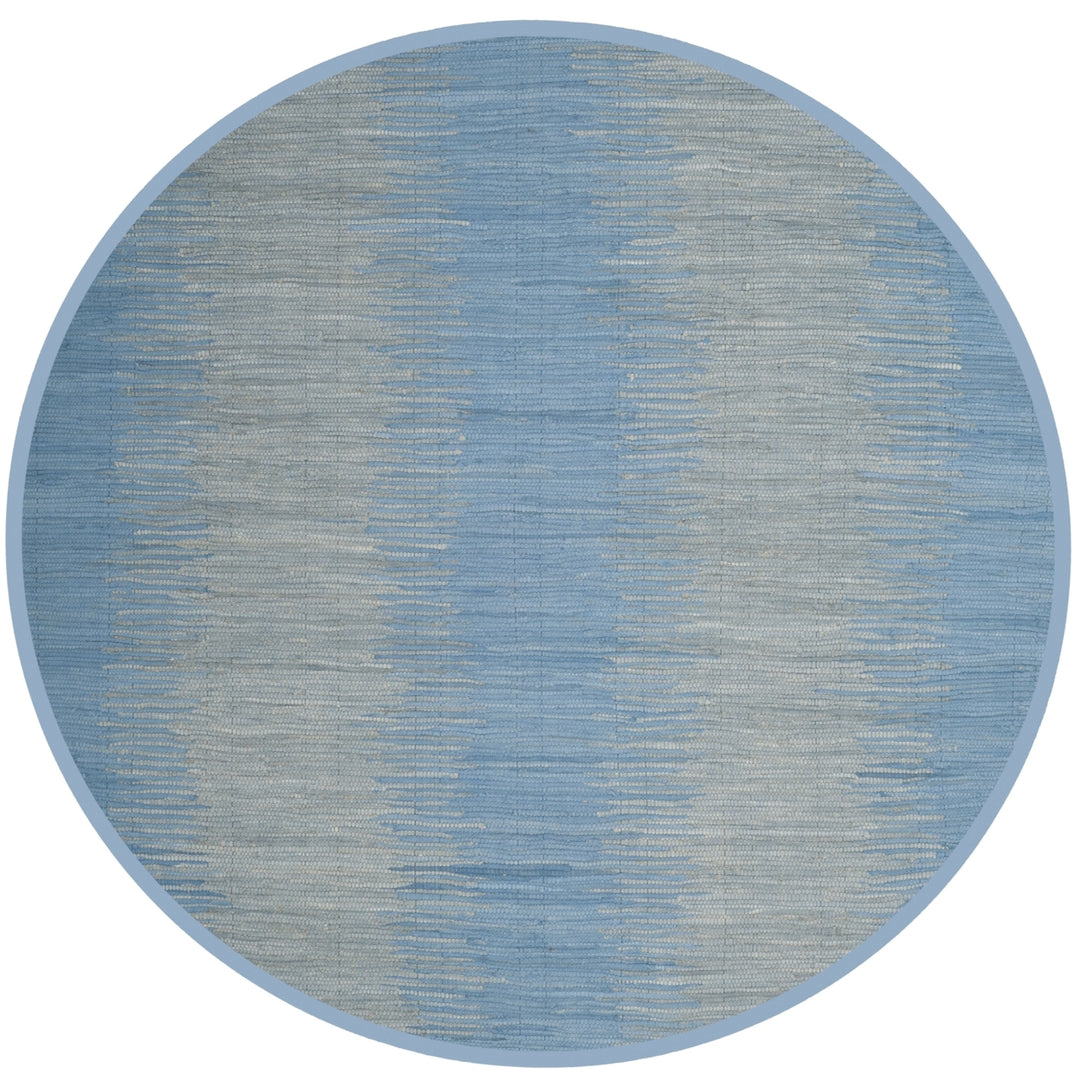 SAFAVIEH Montauk MTK718B Handwoven Light Blue Rug Image 4