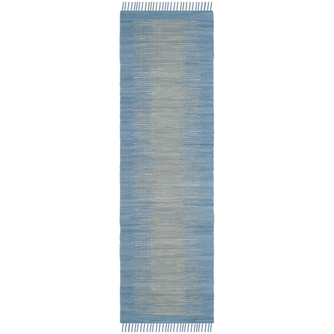 SAFAVIEH Montauk MTK718B Handwoven Light Blue Rug Image 1