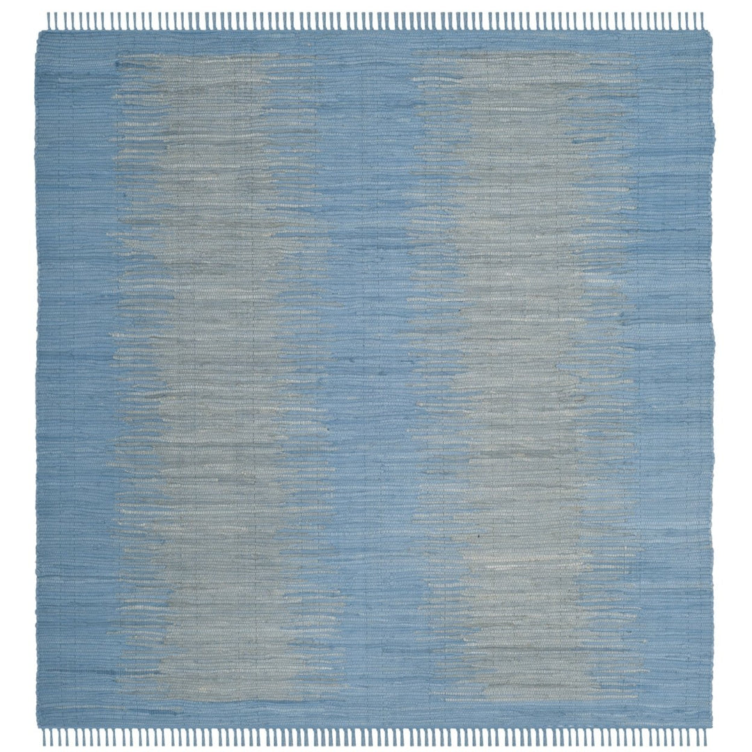 SAFAVIEH Montauk MTK718B Handwoven Light Blue Rug Image 1